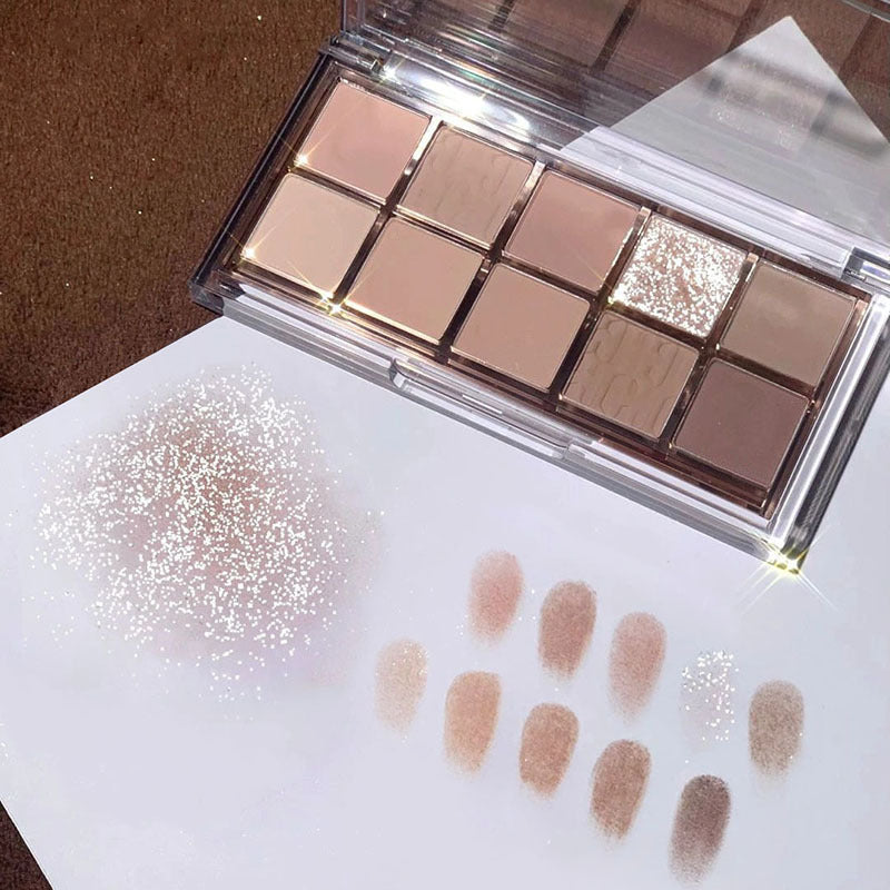 Natural Matte Ten Color Eyeshadow Palette