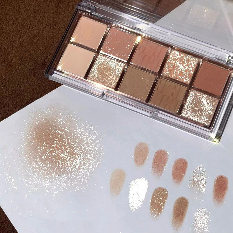 Natural Matte Ten Color Eyeshadow Palette