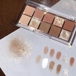 Natural Matte Ten Color Eyeshadow Palette