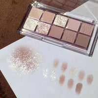 Natural Matte Ten Color Eyeshadow Palette
