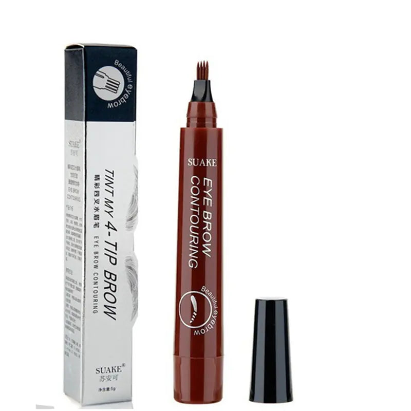 3D 5 Color Waterproof Natural Eyebrow Pencil